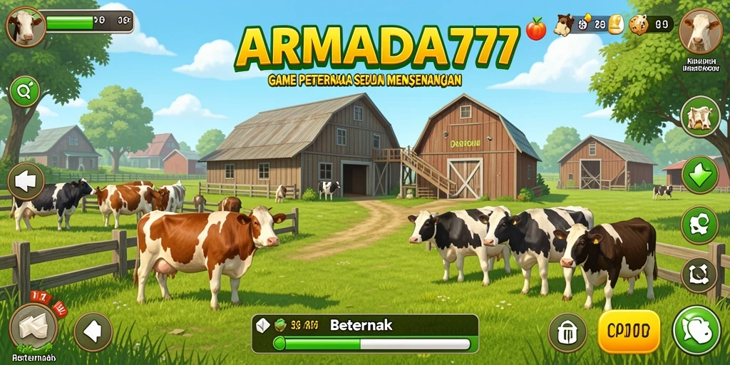 Tampilan antarmuka ARMADA777 yang menarik dan intuitif untuk game Beternak.