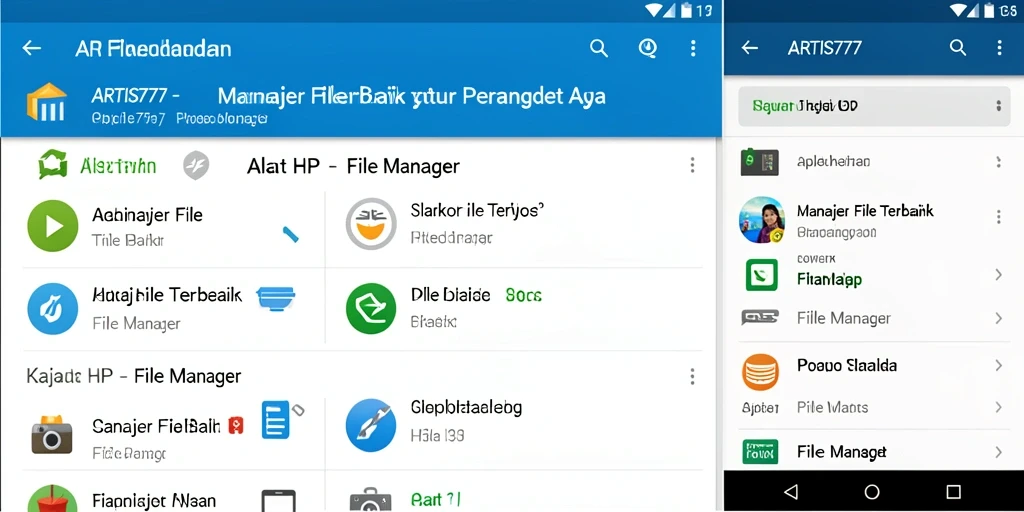 Tampilan antarmuka ARTIS777 yang sederhana dan fungsional.