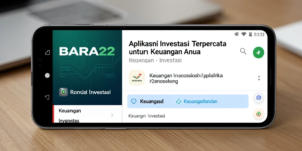 Antarmuka modern dan fungsional <strong>BARA22</strong> untuk memudahkan investasi Anda.