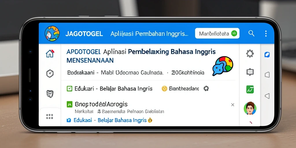Antarmuka aplikasi JAGOTOGEL yang intuitif dan menyenangkan.