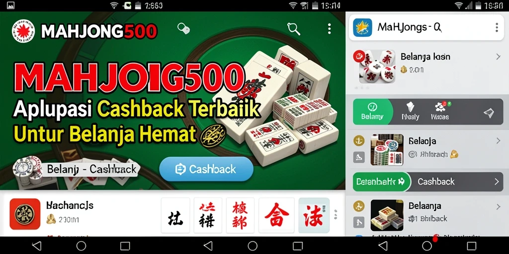 Antarmuka MAHJONG500 yang intuitif untuk pengalaman cashback yang mudah.