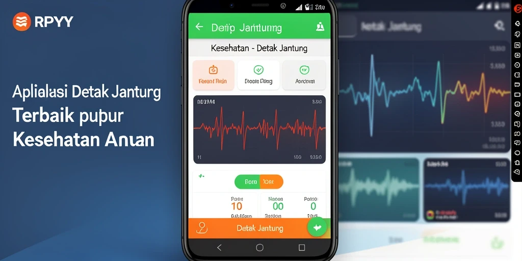Antarmuka RPYYY yang jelas dan berfungsi untuk pemantauan Detak Jantung.